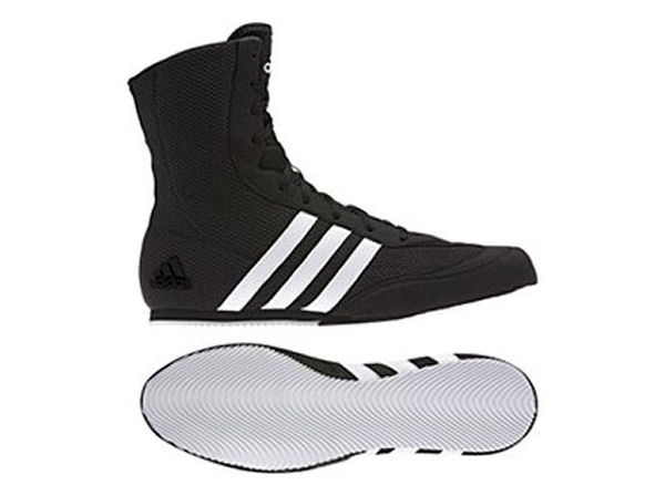 Adidas Box Hog 2 Plus Boxing Boots Black White